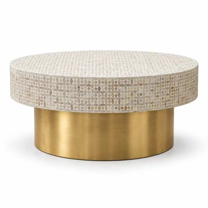 Aria Round Marble Center Table